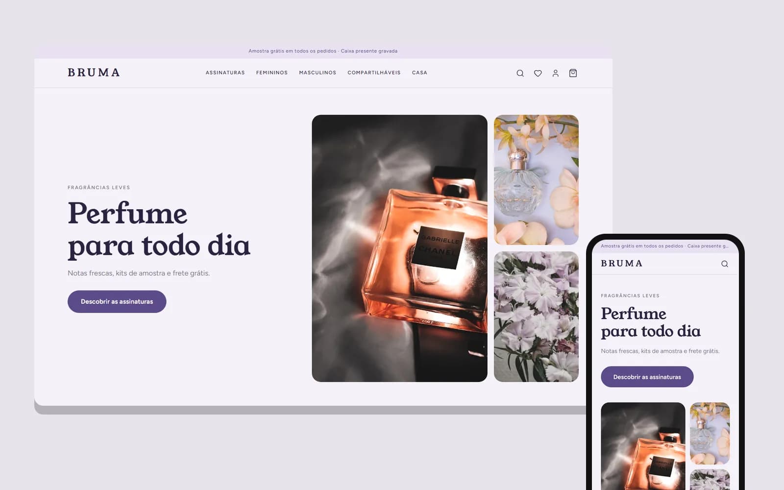 Prévia do template Bruma